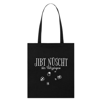 JIBT NÜSCHT IHR FLITZPIEPEN - Bio-Stoffbeutel - Schwarz