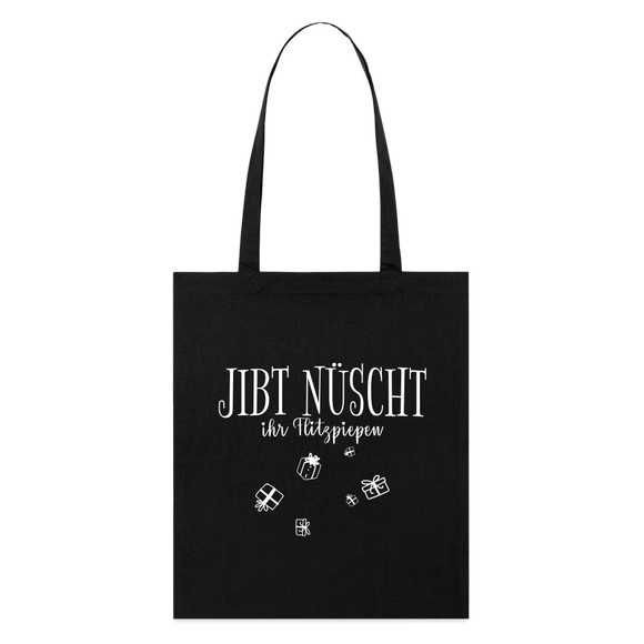 JIBT NÜSCHT IHR FLITZPIEPEN - Bio-Stoffbeutel - Schwarz
