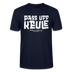 Berliner Spruch-PASS UFF KEULE-Unisex T-Shirt mit Berliner Schnauze - Navy