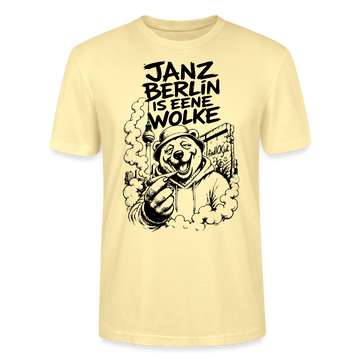 JANZ BERLIN IS EENE WOLKE-Dit Kiffer Shirt-Unisex T-Shirt - Creme