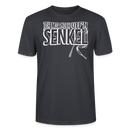 JEH MIR NICH UFFN SENKEL-Unisex T-Shirt BIO II - Dunkles Graublau