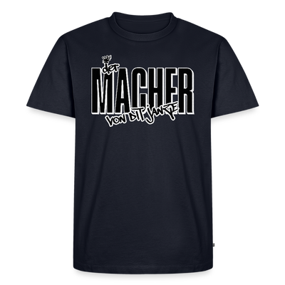 DER MACHER VON DIT JANZE-Männer Premium BIO T-Shirt - Navy