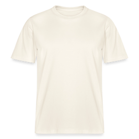 NETT KANN ICK-Berliner Spruch- RELAXED FIT Unisex Organic T-Shirt - Naturweiß 