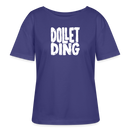 DOLLET DING-Rundhals Frauen Bio-T-Shirt - Dämmerung