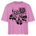 ICK LACH MIR N AST-Frauen Boxy Bio-T-Shirt mit Berliner Bär - Pink