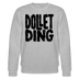 DOLLET DING-Unisex Bio-Sweatshirt - Grau meliert