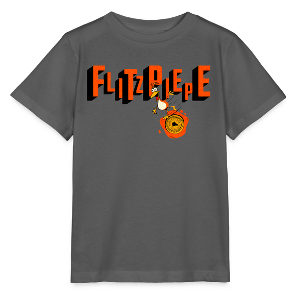 FLITZPIEPE - Kinder T-Shirt BIO - Anthrazit