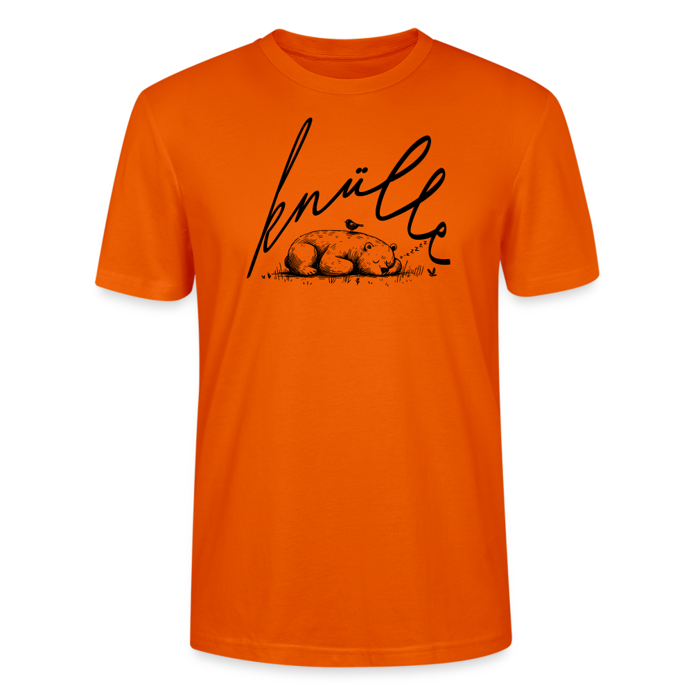 KNÜLLE - Unisex BIO T-Shirt - Tieforange