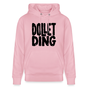 DOLLET DING-Berliner Spruch-Unisex Bio-Hoodie - Hellrosa