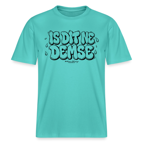 Berlin Shirt-Sommer-IS DIT NE DEMSE- RELAXED FIT Unisex Organic T-Shirt - Poolblau