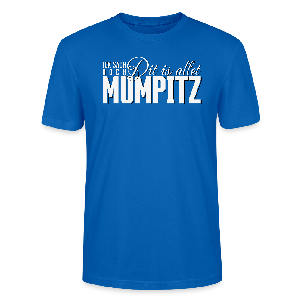 MUMPITZ-Unisex T-Shirt BIO-dunkel - Pfauenblau