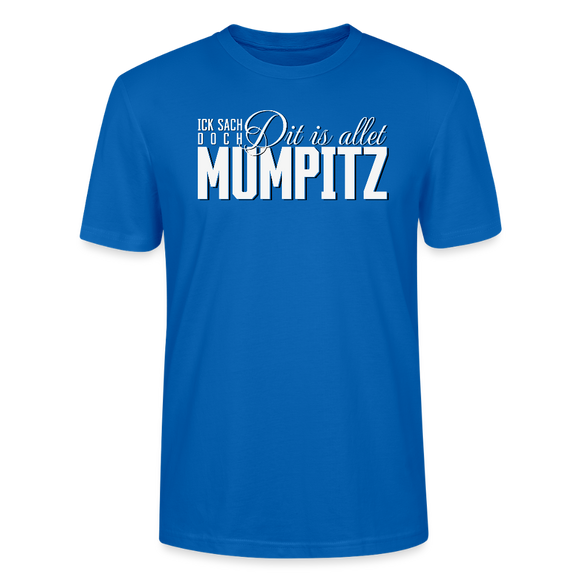 MUMPITZ-Unisex T-Shirt BIO-dunkel - Pfauenblau