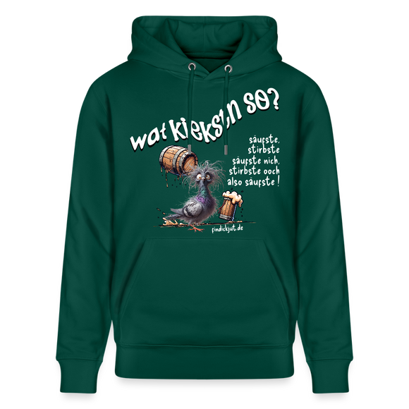WAT KIEKSTN SO?-Unisex Bio-Hoodie II - Forest