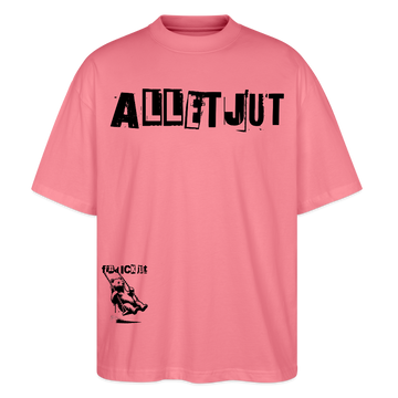 ALLET JUT-Unisex Oversize Bio-T-Shirt - Pink 