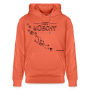 Weihnachten in Berlin 25-JIBT NÜSCHT-Unisex Bio-Hoodie II - Hellrot