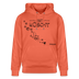 Weihnachten in Berlin 25-JIBT NÜSCHT-Unisex Bio-Hoodie II - Hellrot