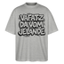 Berliner Schnauze-VAFATZ DA VOM JELÄNDE-Oversized Unisex Bio T-Shirt - Grau meliert