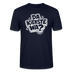 Berlin Shirt mit Spruch- DA KIEKSTE WA?-Unisex T-Shirt Bio - Navy