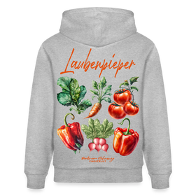 Berliner LAUBENPIEPER-Unisex Bio-Hoodie - Grau meliert