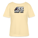 ICK DARF DIT-TAUBE-Rundhals Frauen Bio-T-Shirt - Creme