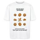 JEH MA NICH UFFN KEKS-Unisex Oversize Bio-T-Shirt - Weiß