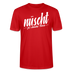 Berlin Shirt-NÜSCHT DARF ICK-Unisex T-Shirt mit Berliner Schnauze - Rot