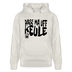 PASS MA UFF KEULE - Unisex Bio-Hoodie - Beige meliert