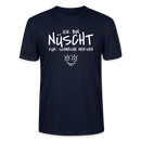 NÜSCHT FÜR SCHWACHE NERVEN-Unisex T-Shirt mit Berliner Schnauze - Navy