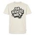 DA KIEKSTE WA?- Berliner Schnauze auf dem Männer Premium Bio T-Shirt - Naturweiß
