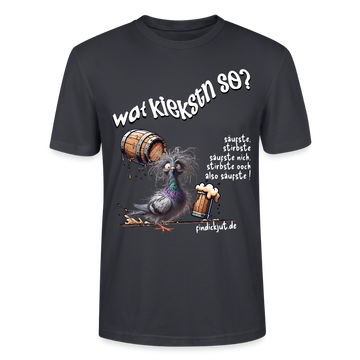 KIEKSTN SO?-Unisex T-Shirt II - Dunkles Graublau