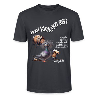 KIEKSTN SO?-Unisex T-Shirt II - Dunkles Graublau