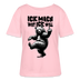 ICK MACH WAT ICK WILL-Rundhals Frauen Bio-T-Shirt - Hellrosa
