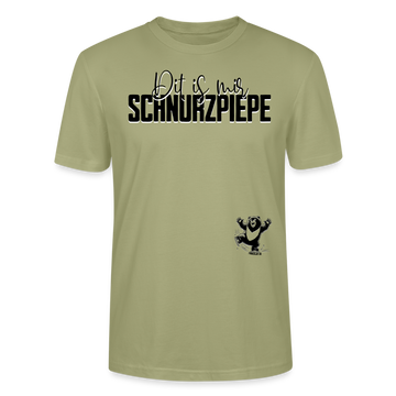 SCHNURZPIEPE - Unisex T-Shirt Bio - Nebelgrün
