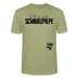 SCHNURZPIEPE - Unisex T-Shirt Bio - Nebelgrün