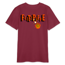 FLITZPIEPE - Bio Teenager T-Shirt MINI CREATOR - Burgunderrot