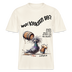 WAT KIEKSTN SO? - Relaxed Fit Unisex Bio-T-Shirt - Naturweiß 