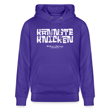 Berliner Schnauze - KANNSTE KNICKEN-Unisex Bio-Hoodie - Purple Love 