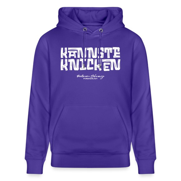 Berliner Schnauze - KANNSTE KNICKEN-Unisex Bio-Hoodie - Purple Love 