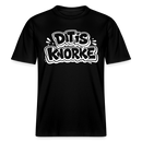 DIT IS KNORKE-RELAXED FIT Unisex bio T-Shirt - Schwarz