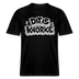DIT IS KNORKE-RELAXED FIT Unisex bio T-Shirt - Schwarz