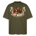 Berliner Bär-Weihnachten-JIBT NÜSCHT-Oversized Unisex Bio T-Shirt - Khaki