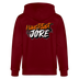 HAUPTSTADTJÖRE-Unisex Bio-Kapuzenjacke - Burgunderrot