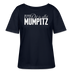 MUMPITZ-Rundhals Frauen Bio-T-Shirt mit Berliner Schnauze - Navy