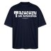 Berliner Begrüssung-TACHCHEN IHR FLITZPIEPEN-Oversized Unisex Bio T-Shirt - Navy