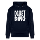 Berliner Spruch-DOLLET DING-Unisex Bio-Hoodie - Navy