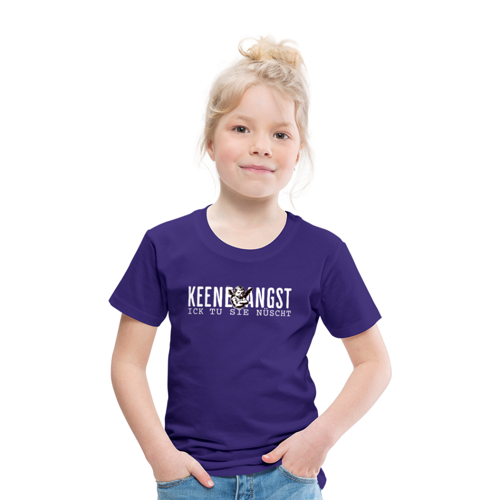 KEENE ANGST ICK TU SIE NÜSCHT - Kinder Premium T-Shirt - Lila