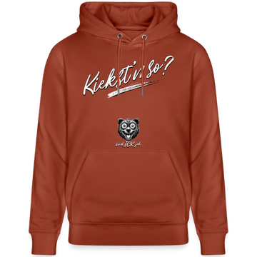 KIEKST'N SO?-Unisex Bio-Hoodie II - Terrakotta