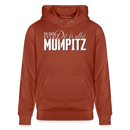 MUMPITZ-Unisex Bio-Hoodie-dunkel - Terrakotta