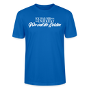 Wir sind die geilsten-Unisex T-Shirt Bio II - Pfauenblau