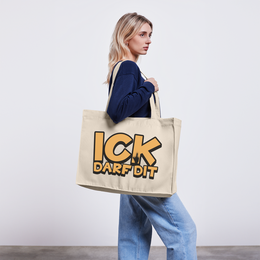 ICK DARF DIT -  Shopping Bag - Naturweiß